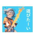 ペンガールズ_GOP（個別スタンプ：10）