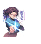 ペンガールズ_GOP（個別スタンプ：33）