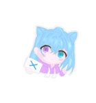 ねこひとちゃん（個別スタンプ：3）