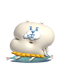大人かわいい★ぷっくりしろいくまちゃんと（個別スタンプ：23）