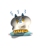 大人かわいい★ぷっくりしろいくまちゃんと（個別スタンプ：35）