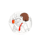 ナナのデイリースタイル(GIF)（個別スタンプ：5）