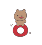 全てを肯定するくまぴこ（個別スタンプ：29）