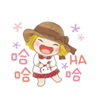 オレンジ(女の子) 30-いたずらっぽい可愛さ（個別スタンプ：18）