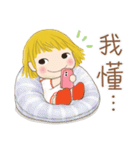 オレンジ(女の子) 30-いたずらっぽい可愛さ（個別スタンプ：20）