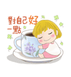 オレンジ(女の子) 30-いたずらっぽい可愛さ（個別スタンプ：27）
