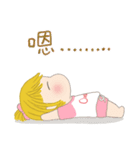 オレンジ(女の子) 30-いたずらっぽい可愛さ（個別スタンプ：30）