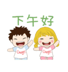 オレンジ(女の子) 30-いたずらっぽい可愛さ（個別スタンプ：38）