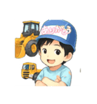 僕ちー君_働く車（個別スタンプ：4）