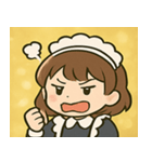 キラキラおしごとメイドさん@SFW（個別スタンプ：2）