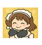 キラキラおしごとメイドさん@SFW（個別スタンプ：14）