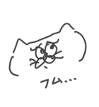 落書きねこ（しゃべる）（個別スタンプ：5）
