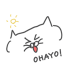 落書きねこ（しゃべる）（個別スタンプ：10）