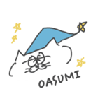 落書きねこ（しゃべる）（個別スタンプ：11）