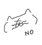 落書きねこ（しゃべる）（個別スタンプ：13）