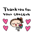 nenerin日常会話スタンプ339英語気遣い（個別スタンプ：28）