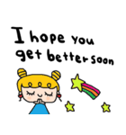 nenerin日常会話スタンプ339英語気遣い（個別スタンプ：38）