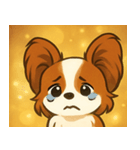 キラキラおすましパピヨン@SFW（個別スタンプ：4）