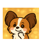 キラキラおすましパピヨン@SFW（個別スタンプ：19）