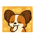 キラキラおすましパピヨン@SFW（個別スタンプ：26）