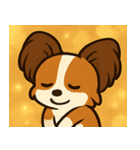 キラキラおすましパピヨン@SFW（個別スタンプ：29）