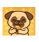 キラキラむすっとパグ@SFW（個別スタンプ：5）