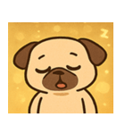 キラキラむすっとパグ@SFW（個別スタンプ：11）