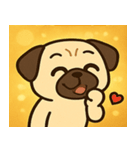 キラキラむすっとパグ@SFW（個別スタンプ：29）