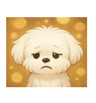 キラキラおっとりマルチーズ@SFW（個別スタンプ：4）