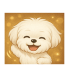 キラキラおっとりマルチーズ@SFW（個別スタンプ：7）