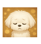 キラキラおっとりマルチーズ@SFW（個別スタンプ：8）
