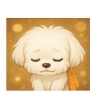 キラキラおっとりマルチーズ@SFW（個別スタンプ：11）