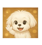 キラキラおっとりマルチーズ@SFW（個別スタンプ：13）