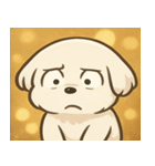 キラキラおっとりマルチーズ@SFW（個別スタンプ：18）