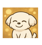 キラキラおっとりマルチーズ@SFW（個別スタンプ：21）