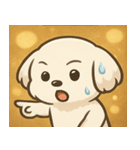 キラキラおっとりマルチーズ@SFW（個別スタンプ：23）