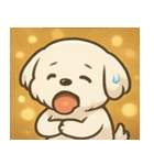 キラキラおっとりマルチーズ@SFW（個別スタンプ：24）