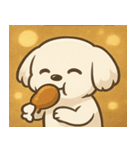 キラキラおっとりマルチーズ@SFW（個別スタンプ：28）