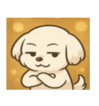 キラキラおっとりマルチーズ@SFW（個別スタンプ：30）
