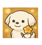 キラキラおっとりマルチーズ@SFW（個別スタンプ：32）