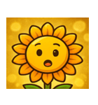 キラキラわらうヒマワリ@SFW（個別スタンプ：10）