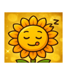 キラキラわらうヒマワリ@SFW（個別スタンプ：12）