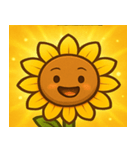 キラキラわらうヒマワリ@SFW（個別スタンプ：22）