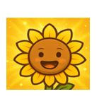 キラキラわらうヒマワリ@SFW（個別スタンプ：26）