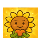 キラキラわらうヒマワリ@SFW（個別スタンプ：32）