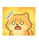 キラキラふわもこポメラニアン@SFW（個別スタンプ：20）
