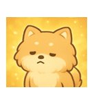 キラキラふわもこポメラニアン@SFW（個別スタンプ：23）