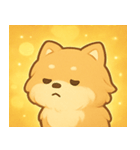 キラキラふわもこポメラニアン@SFW（個別スタンプ：27）