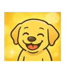 キラキラごきげんラブラドール@SFW（個別スタンプ：1）