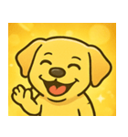 キラキラごきげんラブラドール@SFW（個別スタンプ：3）
